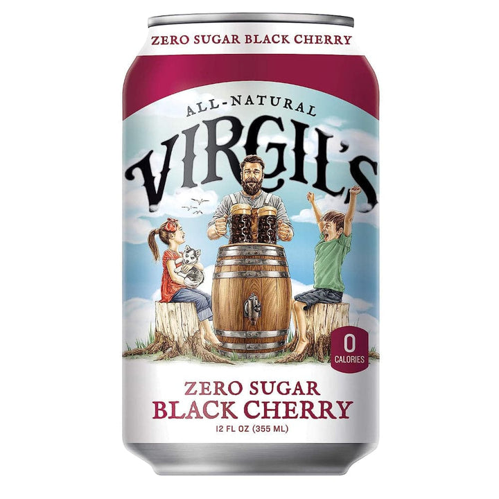 Virgils - Black Cherry Zero Sugar 4Pk 48 Fo - (Pack of 6)