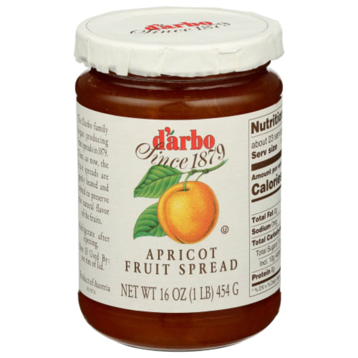 D'Arbo - Rose Apricot Fruit Spread, 16 Oz