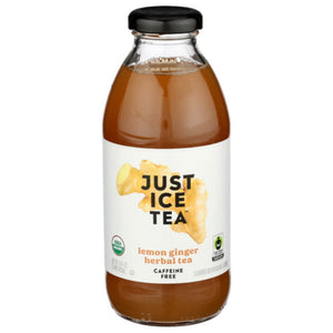 JUST ICE TEA - Lemon Ginger Herbal Tea Caffine Free