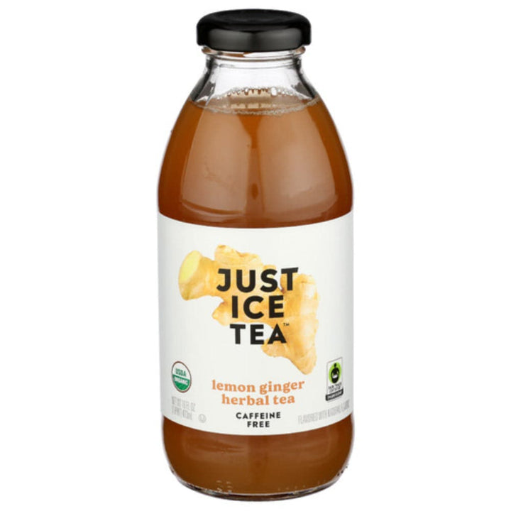 JUST ICE TEA - Lemon Ginger Herbal Tea Caffine Free