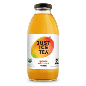 Just Ice Tea - Mango White Organic Tea 16 FO - Pack of 12