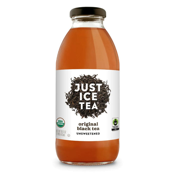 Just Ice Tea - Original Black Organic Tea 16 FO - Pack of 12