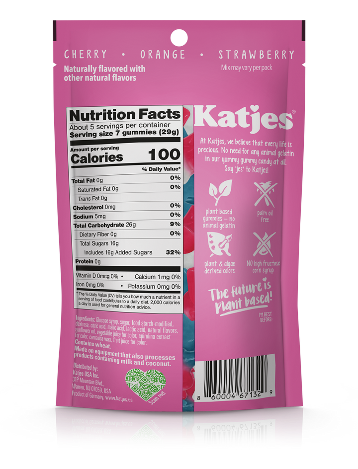 Katjes - Gummies, 4.9oz | Multiple Flavors - PlantX US