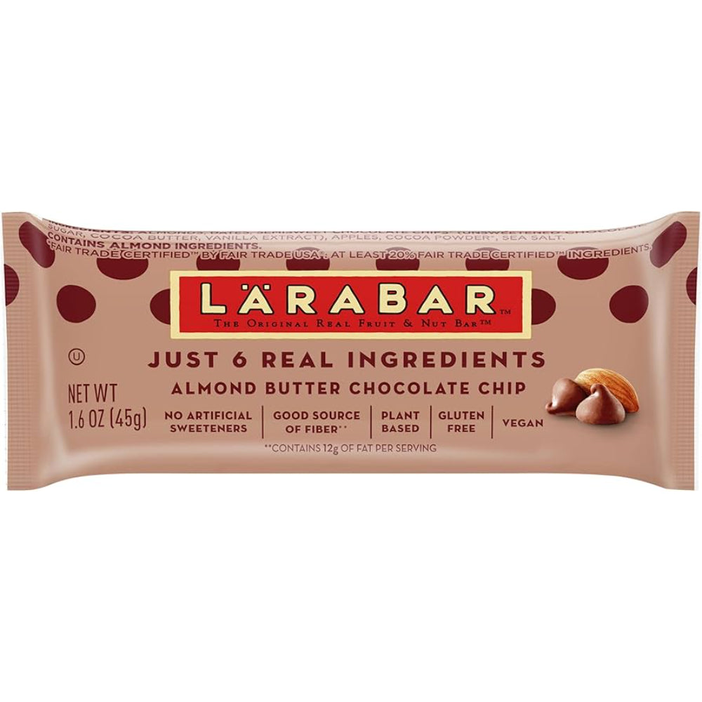 Larabar - Bar - Almond Butter Chocolate Chip, 1.6oz (Pack of 16)