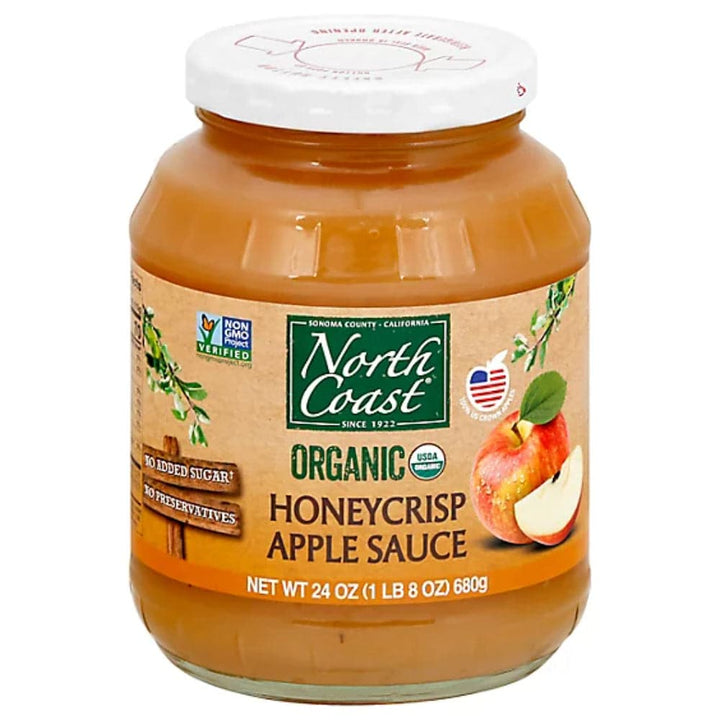 North Coast - Organic Honeycrisp Apple Sauce 24 OZ - (Pack of 6)