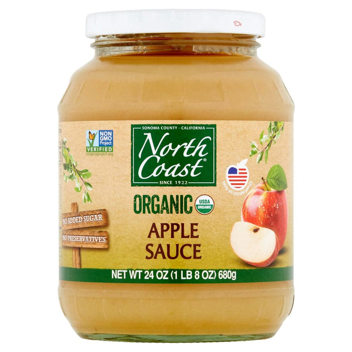 NORTH COAST - Organic Applesauce jar 24 OZ - (Pack of 12)