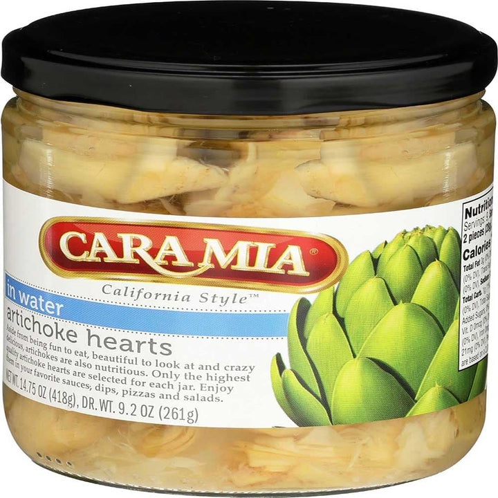 Cara Mia - Artichoke Hearts in Water, 9.2 oz