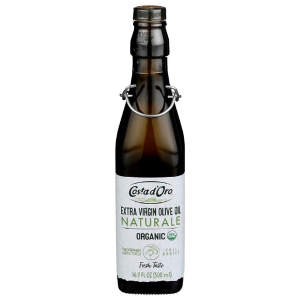 Costa D'Oro - Organic Naturale Extra Virgin Olive Oil, 500 ml | Pack of 6