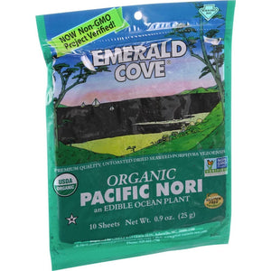 Emerald Cove - Organic Pacific Nori  Untoasted Hoshi  Silver Grade