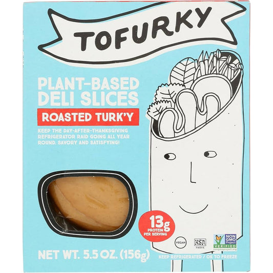 Tofurky - Deli Slices - Oven Roasted, 5.5oz (Pack of 6)