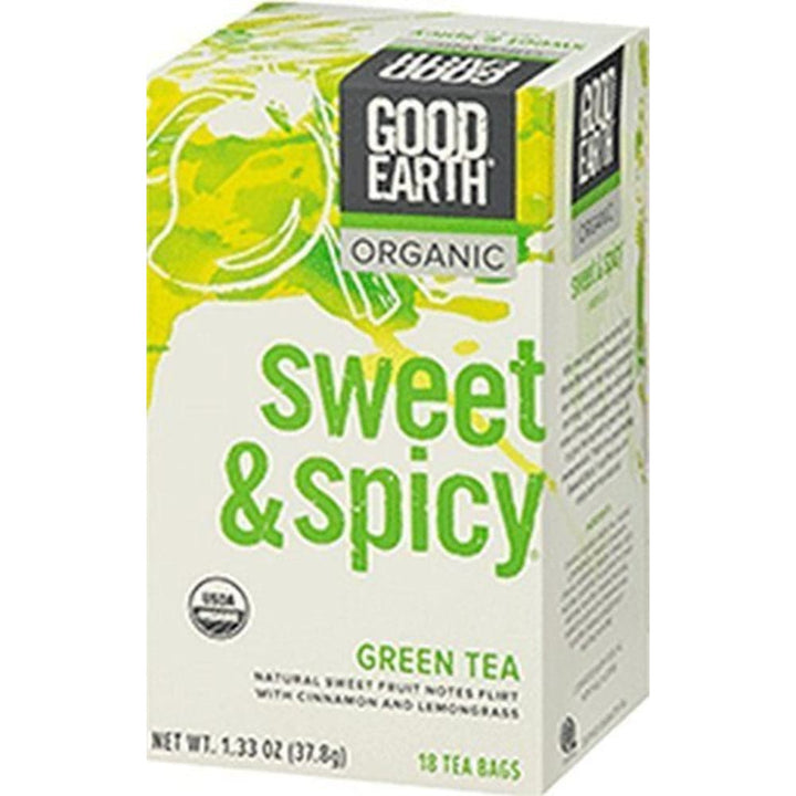 Good Earth - Sweet & Spicy Caffeine Free Herbal Green Tea, 1.33 oz