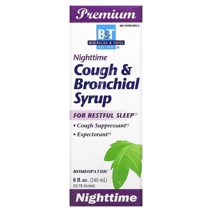 Nature's way - Boericke & Tafel Nighttime Cough & Bronchial Syrup - 8floz