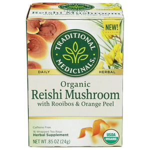 Traditional Medicinals - Organic Reishi Mushroom with Rooibos & Orange Peel Tea