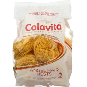 Colavita - Angel Hair Nests Pasta, 16 Oz