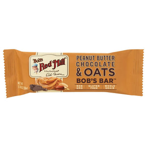 Bob's Red Mill - Peanut Butter Chocolate and Oats Bar, 1.76 OZ - Pack of 12