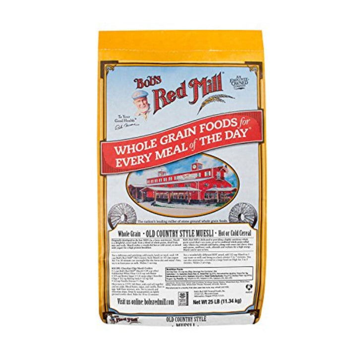 Bob's Red Mill - Whole Grain Old Country Style Muesli Cereal, 25 lb