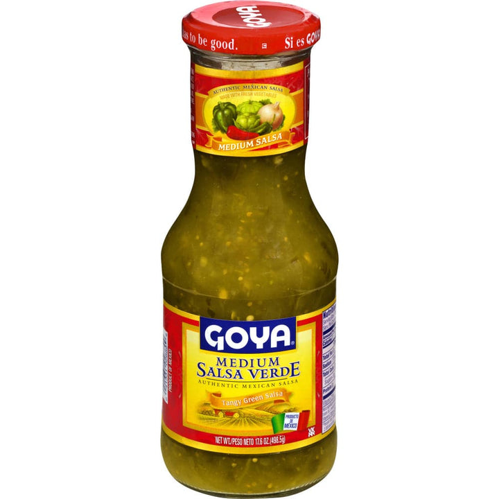 Goya - Salsa Medium Verde Tangy Green Salsa, 17.6 oz