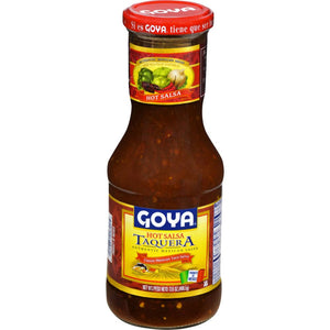 Goya - Hot Salsa Taquera Classic Mexican Taco Sauce, 17.6 Floz