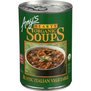 Amy's - Rustic Italian Vegetable Hearty Soup, 14oz