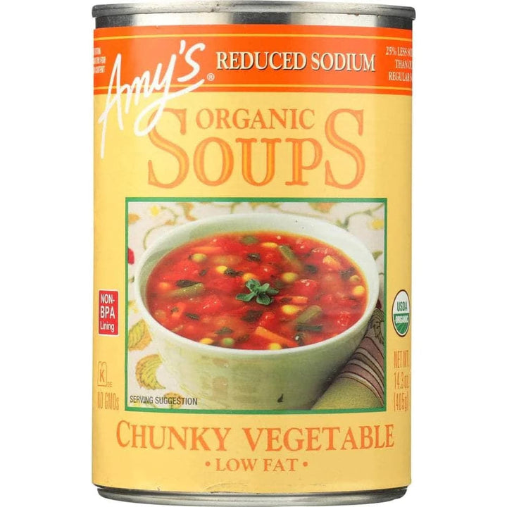 Amy's - Soup Vegetable Chunky Light Sodium, 14.3 Oz