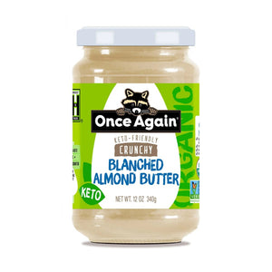 Once Again - Unsweetened & Roasted Crunchy Almond Butter 12 OZ - (Pack of 6)