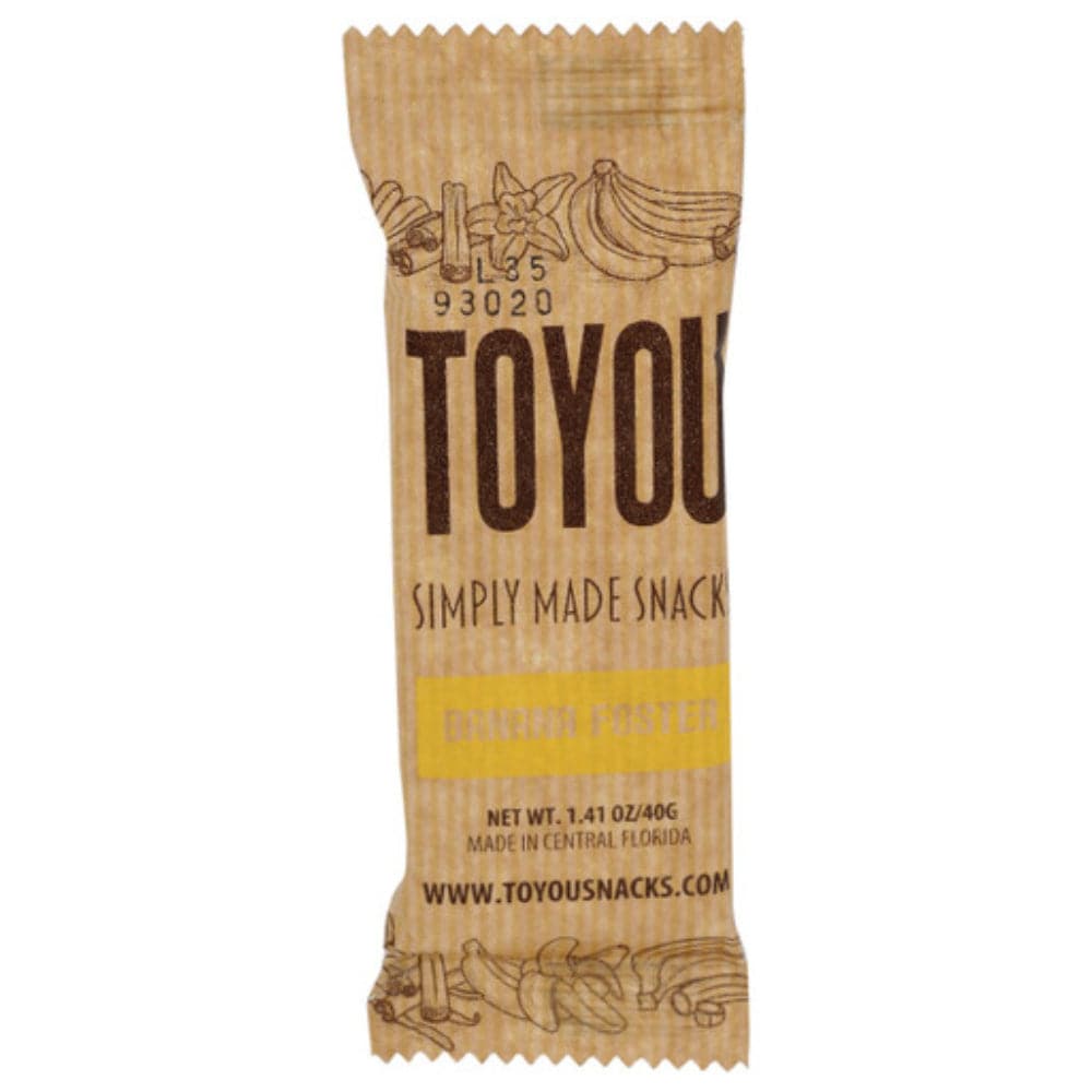 Toyou Snacks - Gluten Free Snack Bar Banana Foster