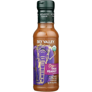 Sky Valley - Organic Thai Peanut Sauce, 14 Oz - Pack of 6