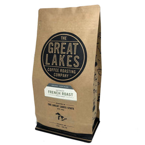 Great Lakes Coffee - Roasting Coffee Whole bean French Roast 12 OZ - (Pack of 6)