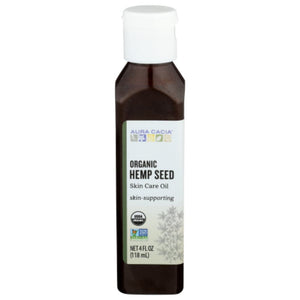 Aura Cacia - Organic Hemp Seed Oil, 4 fl oz