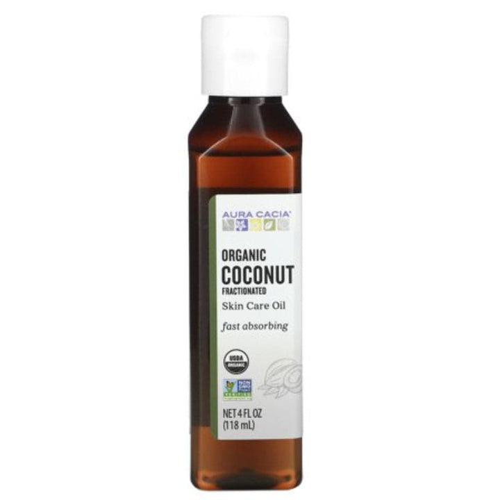 Aura Cacia - Fractioned Coconut Oil, 4 fl oz