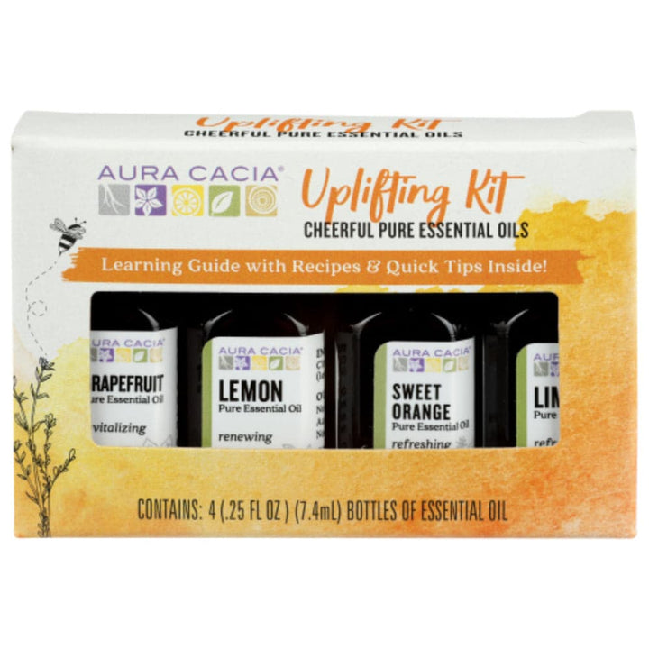 Aura Cacia - Uplifting Kit Cheerful Pure Essential Oils, , .25 fl oz - (Pack of 1)