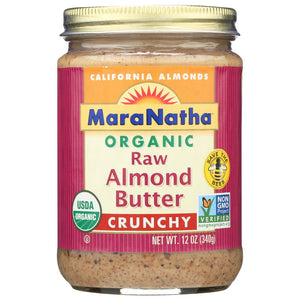 Maranatha - Almond Butter Organic Crunchy, 12 oz