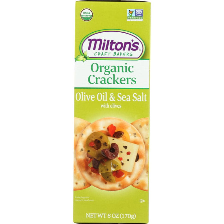 Milton's - Craft Bakers Organic Olive Oil & Sea Salt Crackers