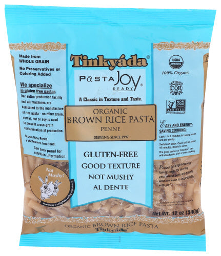 Tinkyada Pasta Brown Rice Penne Org 12 Oz - Pack Of 1