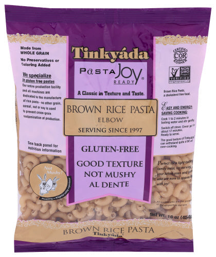 Tinkyada Pasta Brwn Rice Elbow 16 Oz - Pack Of 1