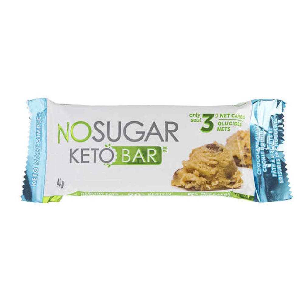 No Sugar Company Keto Bar Chocolate Chip Cookie Dough 40g