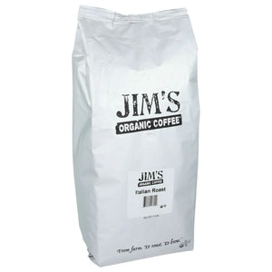 Jim's Organic - Organic Whole Bean Coffee Very Dark Italian Roast