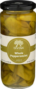 Divina - All Natural Pepperoncini, 15.5 Oz (Pack Of 6)