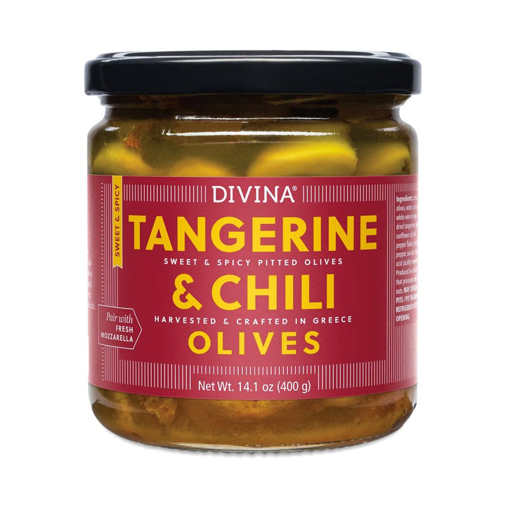 Divina - Tangerine & Chili Marinated Olives, 14.1 Oz