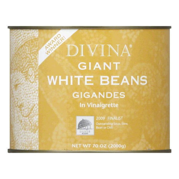 Divina - Giant Gigandes White Beans in Vinaigrette, 70 Oz