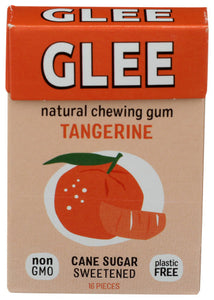 Glee Gum - Gum Tangerine, 16 Piece (Pack of 12)