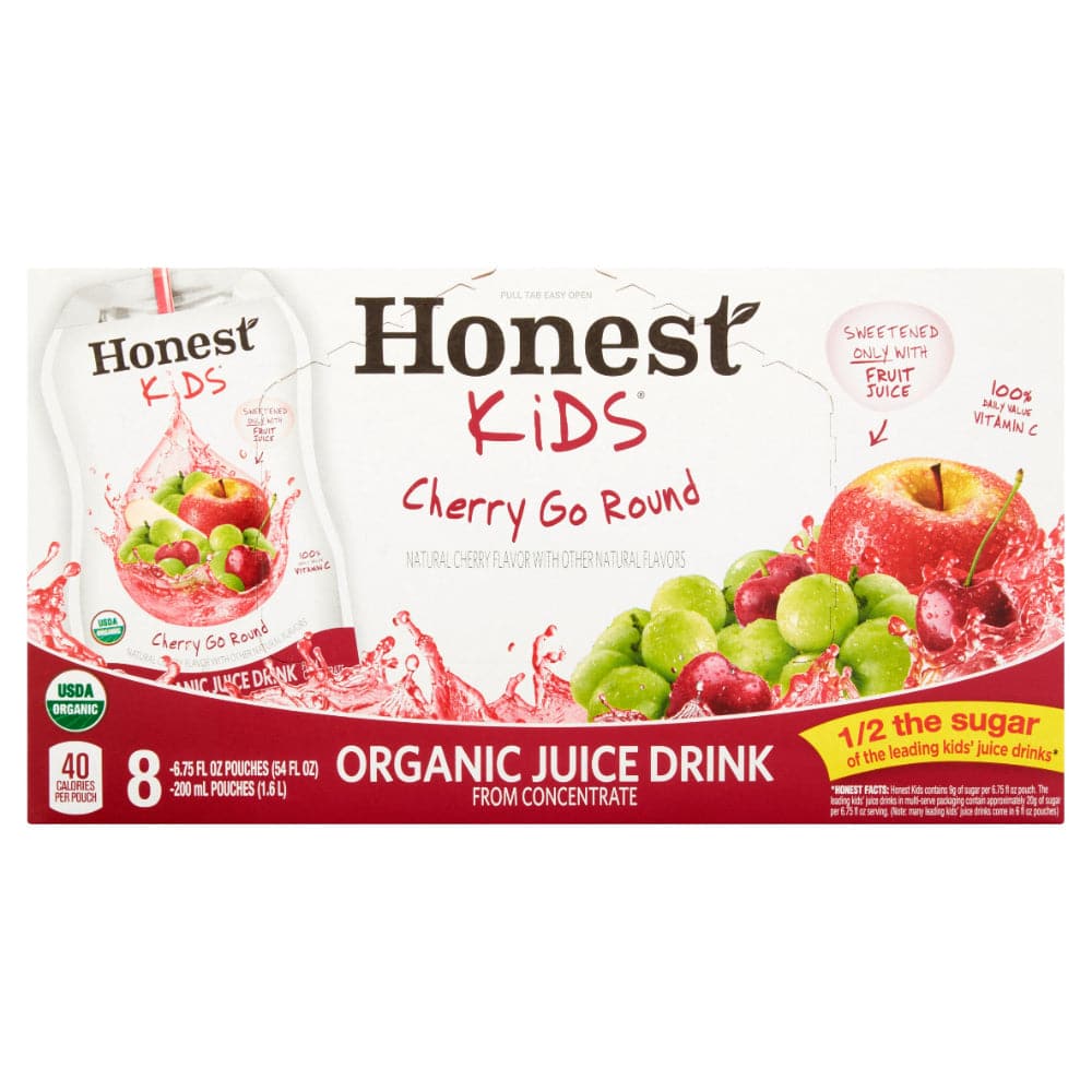 Honest Kids – Organic Juice Drink Cherry Go Round, 54 fl oz