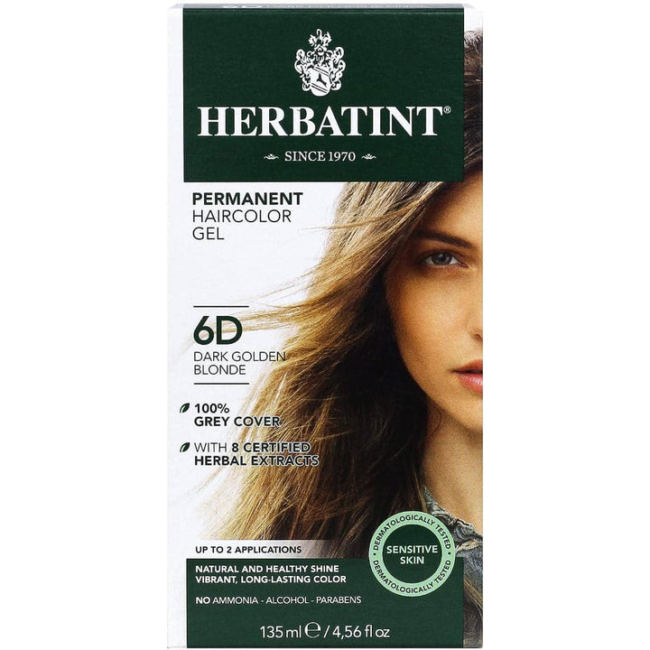 Herbatint - Hair Color 6D Dark Golden Blonde