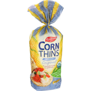 Real Foods - Organic Corn Thins - Original - 5.3oz