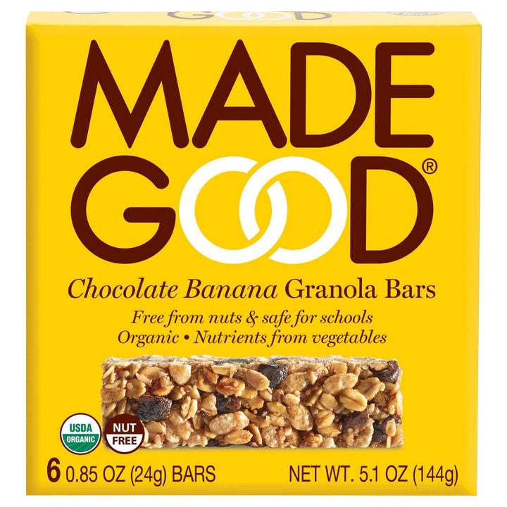 Madegood - Chocolate Banana Granola Bar, 5.1 OZ - (Pack of 6)