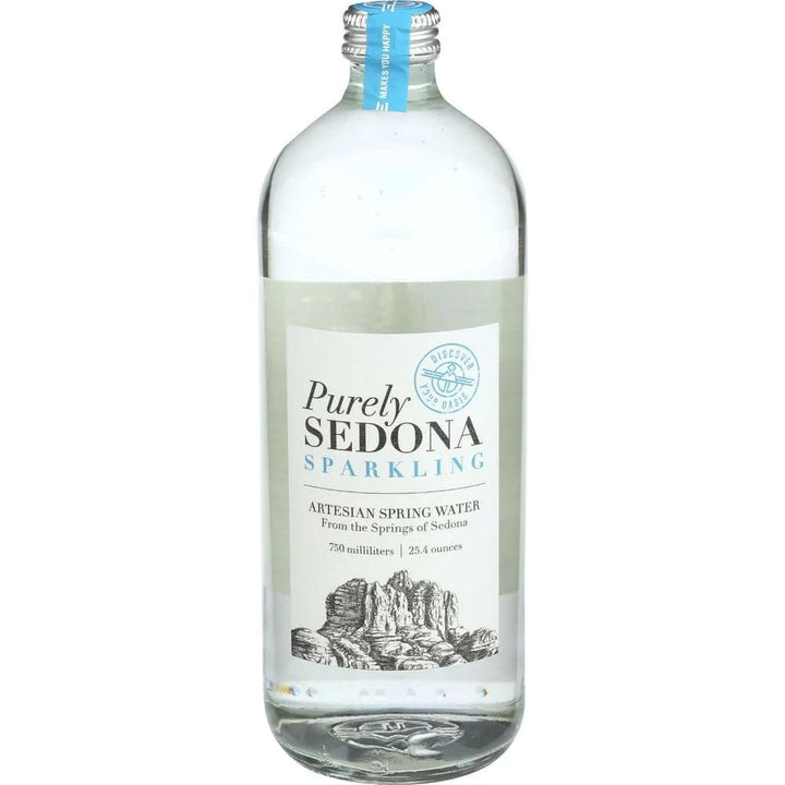 PURELY SEDONA - Sparkling Artesian Spring Water - 25.4oz