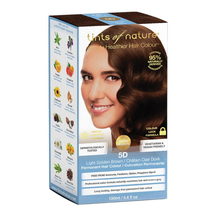 Tints Of Nature - 5D Light Golden Brown Permanent Hair Color