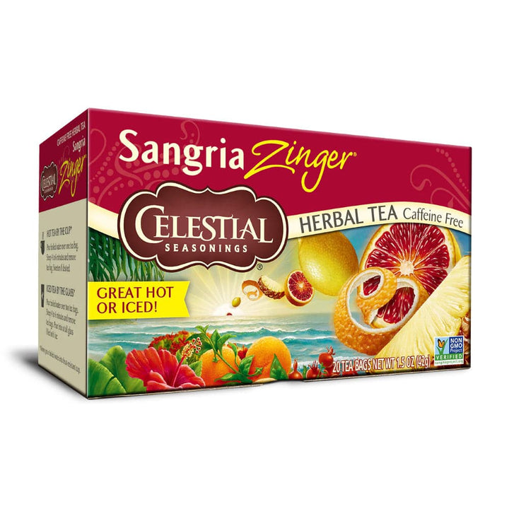 Celestial Seasonings - Sangria Zinger Herbal Tea, 1.5 Oz