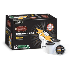 Celestial Seasonings - Energy Black Tea Keurig K-Cup, 12 Oz