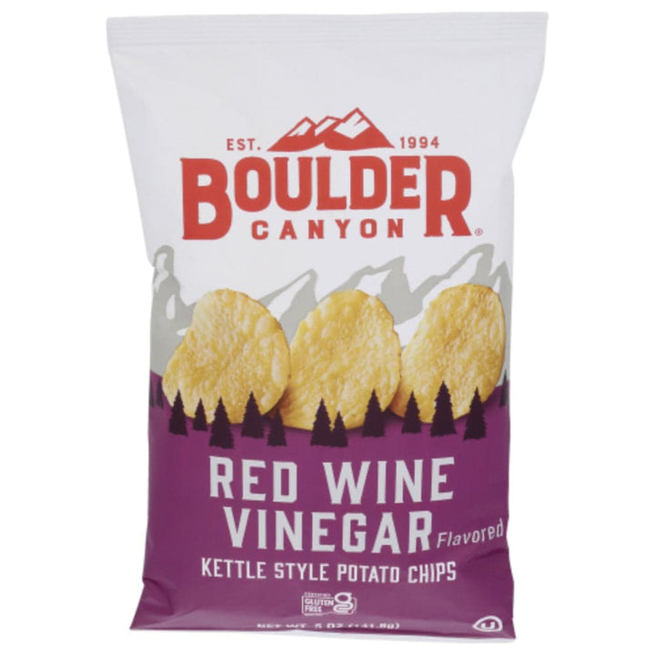 Boulder Canyon - Kettle Cooked Potato Chips Red Wine Vinegar, 5 oz